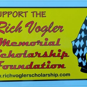 Rich Vogler Scholarship Decal