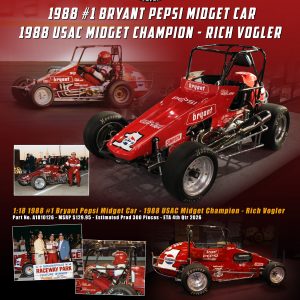 1/18 1988 #1 Bryant Pepsi Midget Car Diecast